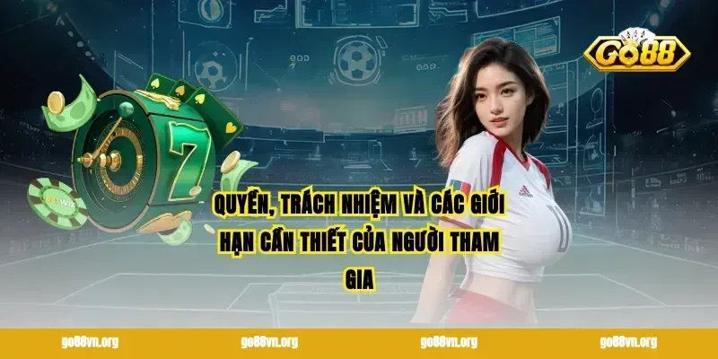 Quyền, trách nhiệm và các giới hạn cần thiết của người tham gia